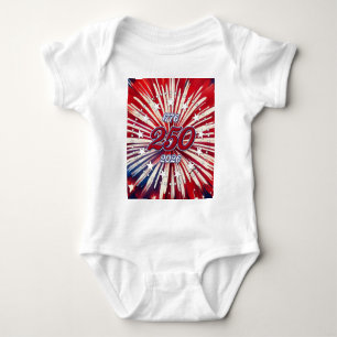 Amerikas 250-årsdag 1776-2026 RWB Fyrverkerier T Shirt