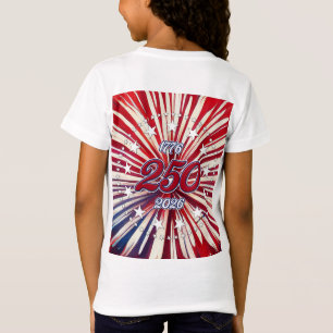 Amerikas 250-årsdag 1776-2026 RWB Fyrverkerier  T Shirt