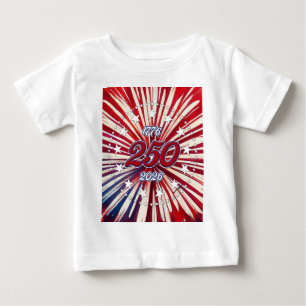 Amerikas 250-årsdag 1776-2026 RWB fyrverkerier  T Shirt