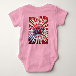 Amerikas 250-årsdag 1776-2026 RWB Fyrverkerier T Shirt
