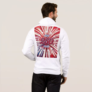Amerikas 250-årsdag 1776-2026 RWB fyrverkerier T Shirt
