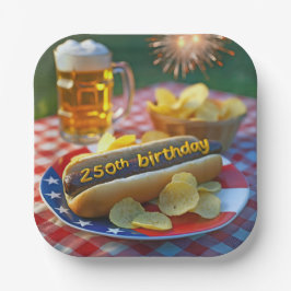 Amerikas 250-årsdag Hot Dog 
