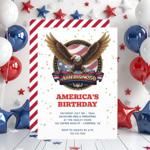Amerikas 250-årsdag inbjudningar