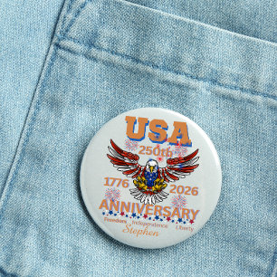 Amerikas 250-årsdag kungsörn 4 juli knapp
