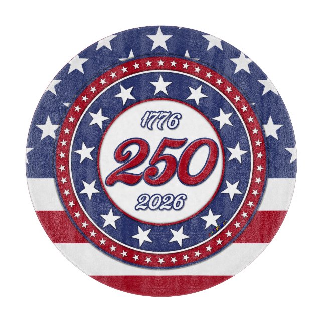 Amerikas 250-årsdag med USA-flagga (Framsidan)