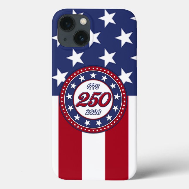 Amerikas 250-årsdag med USA-flagga (Baksida)