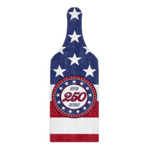 Amerikas 250-årsdag med USA-flagga