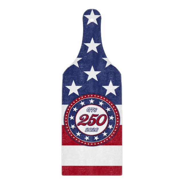 Amerikas 250-årsdag med USA-flagga (Framsidan)