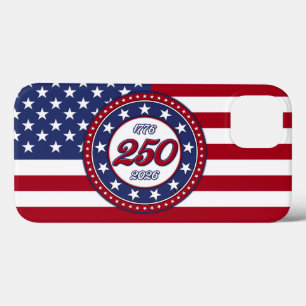 Amerikas 250-årsdag med USA-flagga