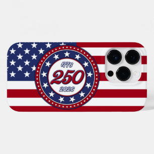 Amerikas 250-årsdag med USA-flagga
