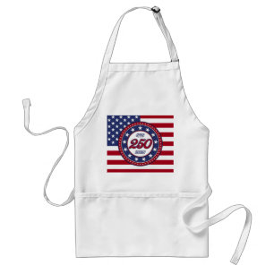 Amerikas 250-årsdag med USA-flagga Förkläde
