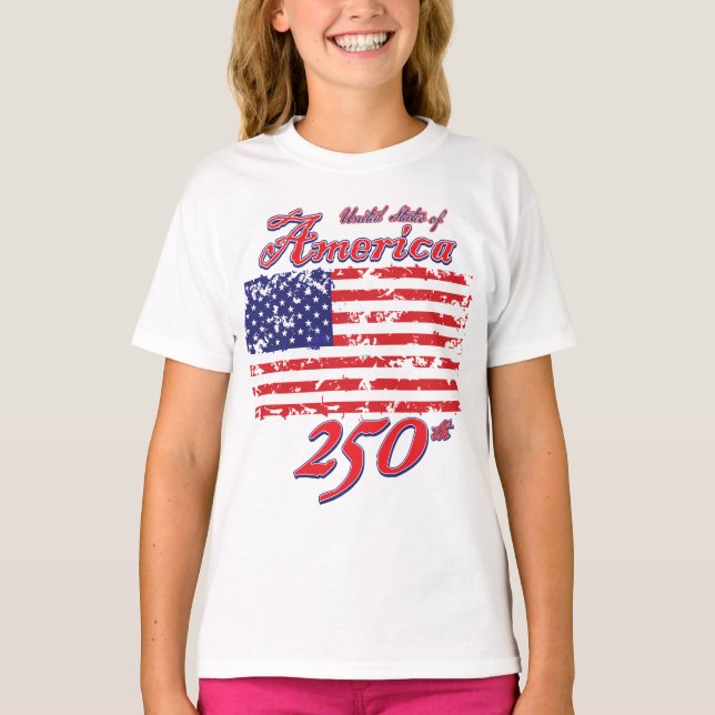 Amerikas 250-årsdag t shirt (Framsida)
