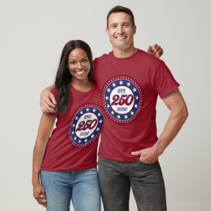 Amerikas 250-årsdag t shirt