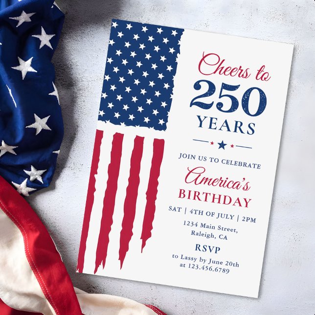 Amerikas 250-årsfest inbjudningar (Skapare uppladdad)