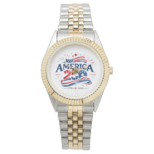 Amerikas 250-årsfirande 1776–2026 årsjubileum armbandsur