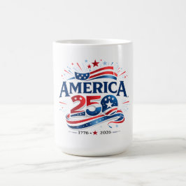 Amerikas 250-årsfirande 1776–2026 årsjubileum kaffemugg