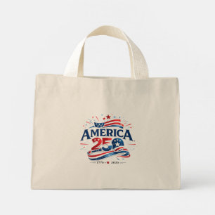 Amerikas 250-årsfirande 1776–2026 årsjubileum  mini tygkasse
