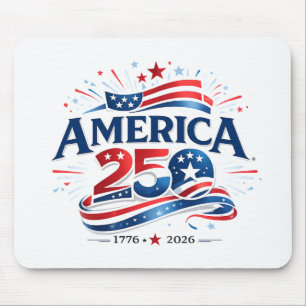 Amerikas 250-årsfirande 1776–2026 årsjubileum musmatta