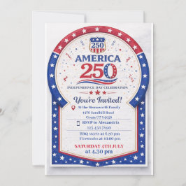 Amerikas 250-årsfirande av självständighetsdagen inbjudningar