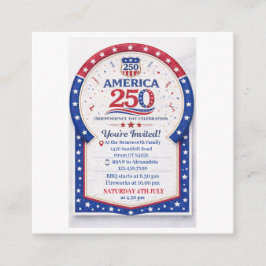 Amerikas 250-årsfirande av självständighetsdagen tilläggskort
