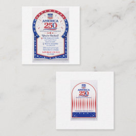 Amerikas 250-årsfirande av självständighetsdagen tilläggskort