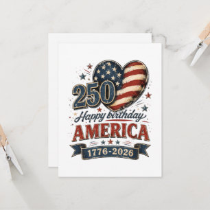 Amerikas 250-årsfirande inbjudningar