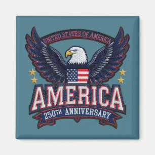 Amerikas 250-årsfirande Magnet