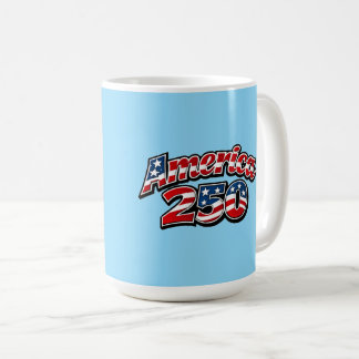 Amerikas 250-årsfirande med stjärnor och ränder kaffemugg