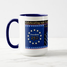 Amerikas 250-årsfirande Patriotisk Mugg