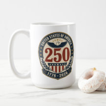 Amerikas 250-årsjubileum 1776-2026 Kaffe Mugg