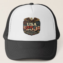 Amerikas 250-årsjubileum 1776-2026 Patriotisk Truc Keps