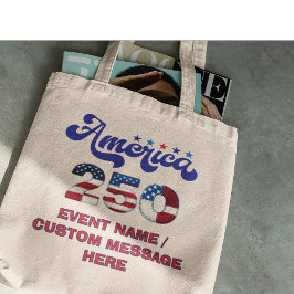 Amerikas 250-årsjubileum 1776-2026 Självständighet Tygkasse