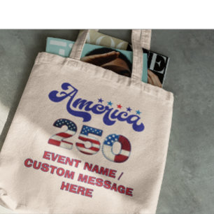 Amerikas 250-årsjubileum 1776-2026 Självständighet Tygkasse