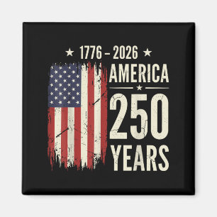 Amerikas 250-årsjubileum 1776 2026 Usa Flagga Dom Magnet
