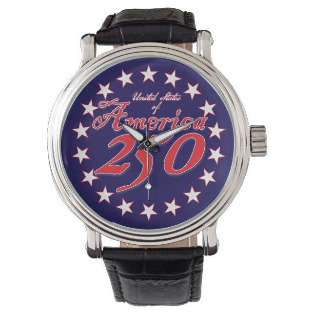 Amerikas 250-årsjubileum armbandsur (Framsida)