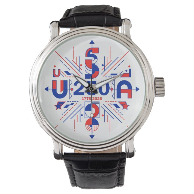 Amerikas 250-årsjubileum armbandsur (Framsida)