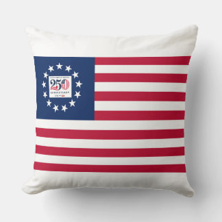 Amerikas 250-årsjubileum Betsy Ross Flagga Kudde