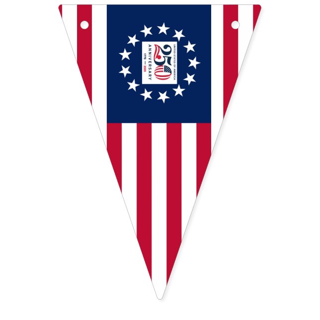 Amerikas 250-årsjubileum Betsy Ross-flaggor Vimplar (Första flaggan)