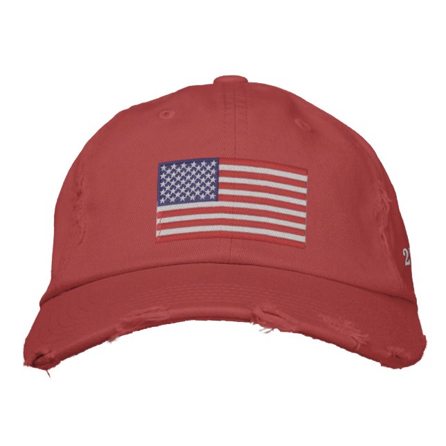 Amerikas 250-årsjubileum Broderad Hatt Keps (Framsida)