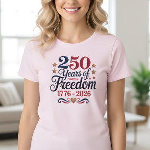 Amerikas 250-årsjubileum Dam-t-shirt T Shirt