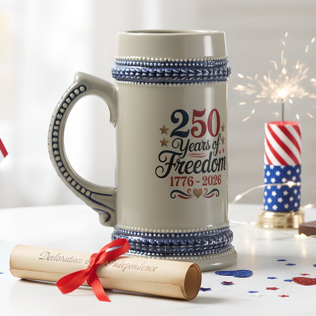 Amerikas 250-årsjubileum Drickglas Sejdel (Skapare uppladdad)