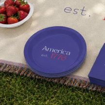 Amerikas 250-årsjubileum est 1776 Typografi Blå