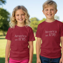 Amerikas 250-årsjubileum est 1776 Typografi Röda F