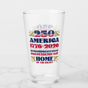 Amerikas 250-årsjubileum för självständighet 2026 glaskopp