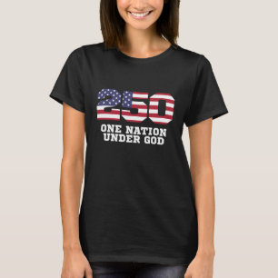 Amerikas 250-årsjubileum för självständighet t shirt