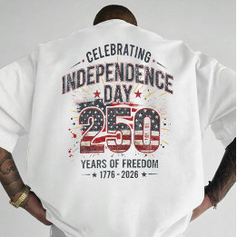 Amerikas 250-årsjubileum för självständighetsdag f t shirt