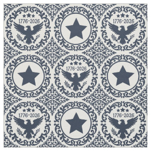 Amerikas 250-årsjubileum Heritage Eagle Damask Nav Tyg