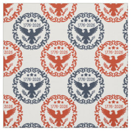 Amerikas 250-årsjubileum Heritage Eagle Emblem Röd Tyg