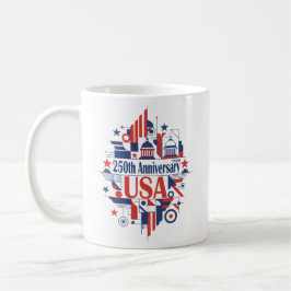 Amerikas 250-årsjubileum kaffemugg