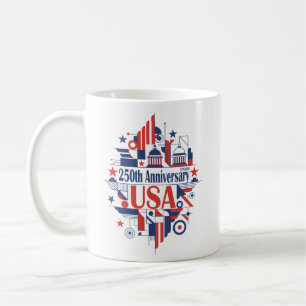 Amerikas 250-årsjubileum kaffemugg